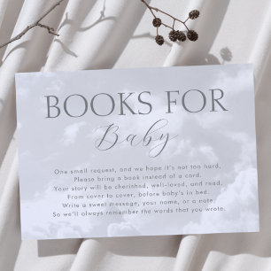 Cloud Nine Books for Baby Sky Baby Shower Enclosure Card