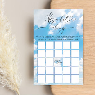 Cloud Nine Bridal Shower Bingo Game