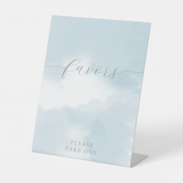 Cloud Nine Bridal Shower Favours Sign (Front)