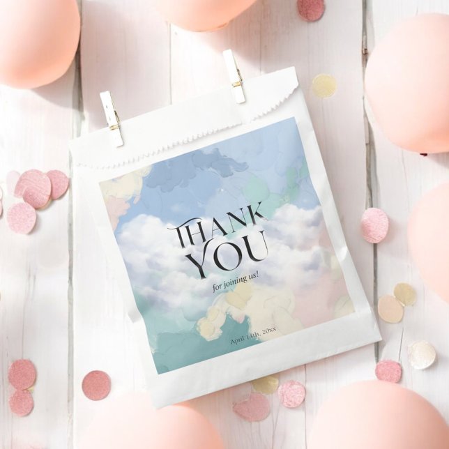 Cloud Nine Dreamy Baby Shower Party Favour Bag  (Creator Uploaded)