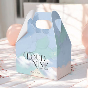 Cloud Nine Elegant Pastel Baby Shower Favour Box