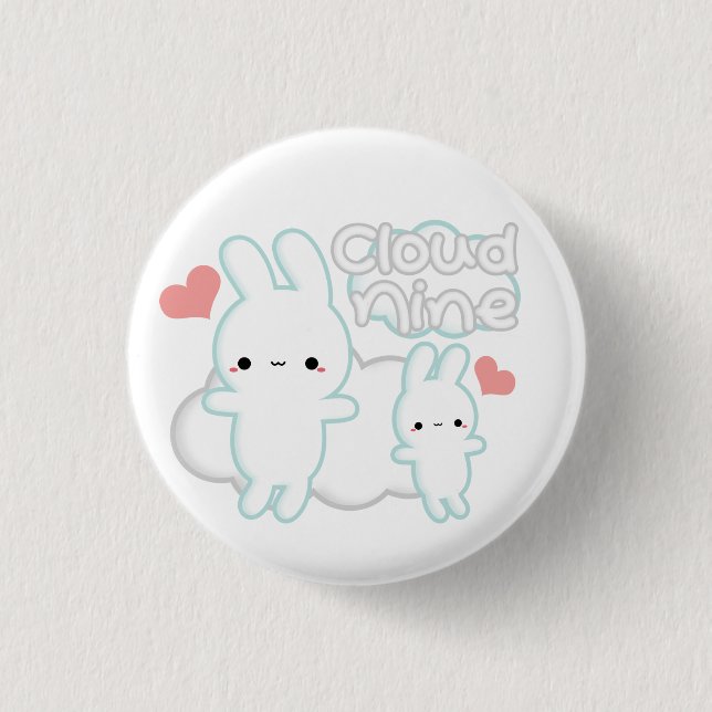 Cloud Nine (Heaven) Button (Front)