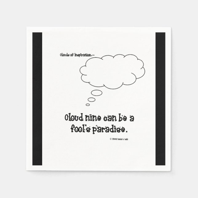 Cloud nine napkin (Front)