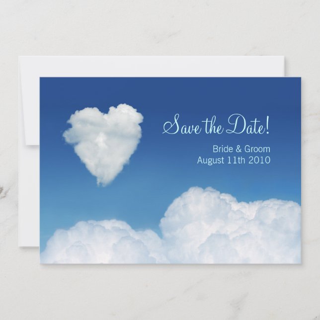 Cloud Nine - Save the Date card (Front)