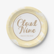 Cloud Nine Sky - Custom Baby Shower Disposable