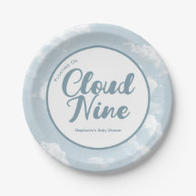 Cloud Nine Sky - Custom Baby Shower Disposable