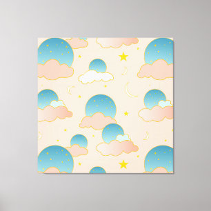 Cloud Nine Vibes Canvas Print