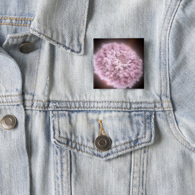 Cloud Of Debris From Two Neutron Stars 15 Cm Square Badge (In Situ)