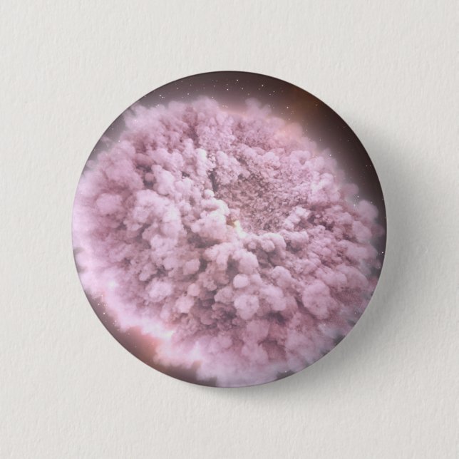 Cloud Of Debris From Two Neutron Stars 6 Cm Round Badge (Front)