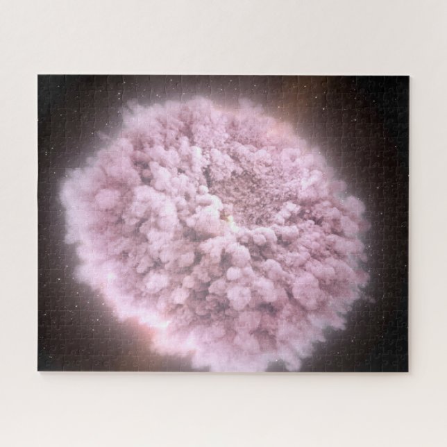 Cloud Of Debris From Two Neutron Stars Jigsaw Puzzle (Horizontal)