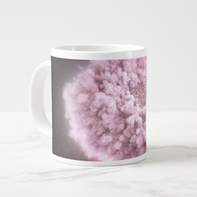 Cloud Of Debris From Two Neutron Stars Large Coffee Mug (Front Left)