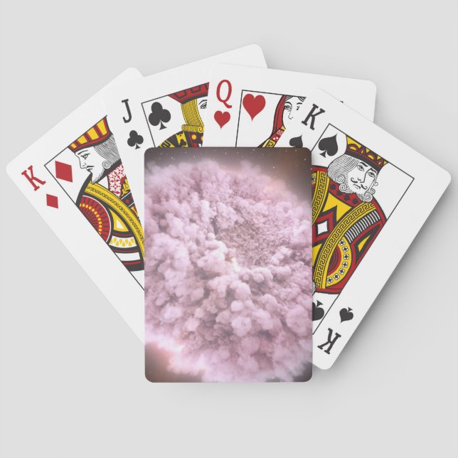 Cloud Of Debris From Two Neutron Stars Playing Cards (Back)