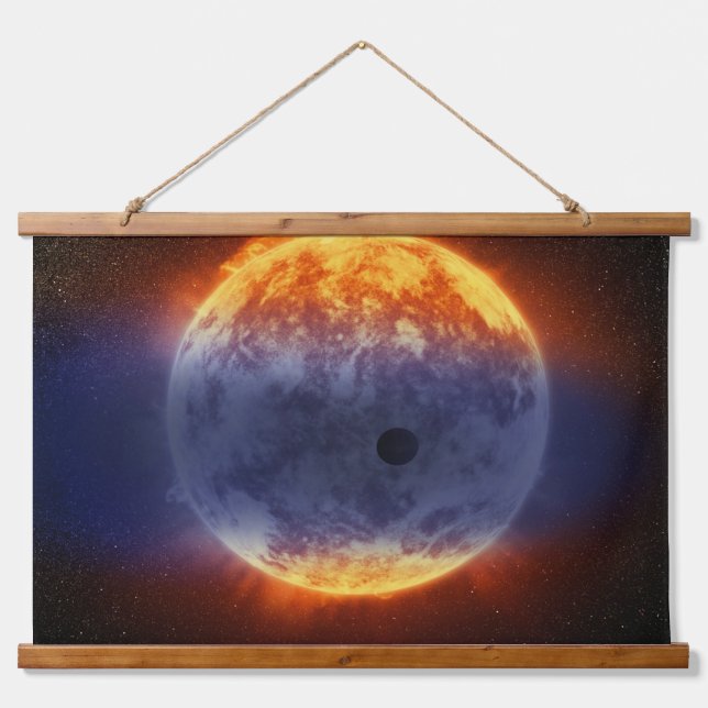 Cloud Of Hydrogen Gas Off Exoplanet Gj 3470b Hanging Tapestry (Front)