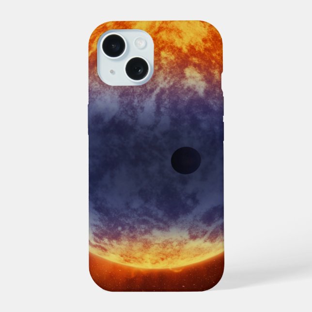 Cloud Of Hydrogen Gas Off Exoplanet Gj 3470b iPhone 15 Case (Back)