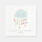 Cloud Paper Napkin Baby sprinkle Raindrops Shower