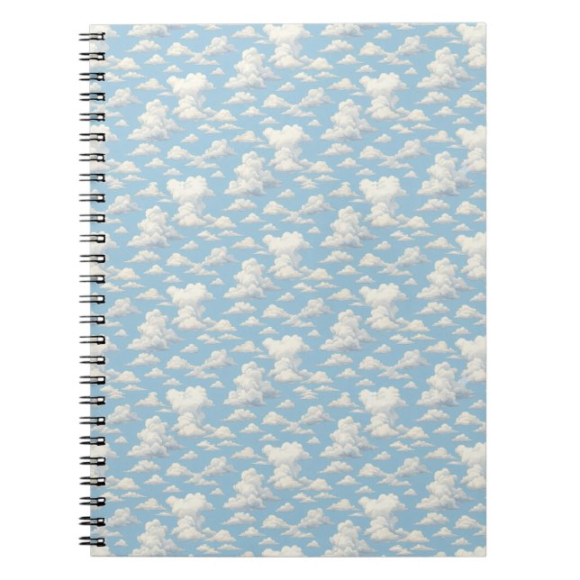 Cloud Pattern  Notebook (Front)