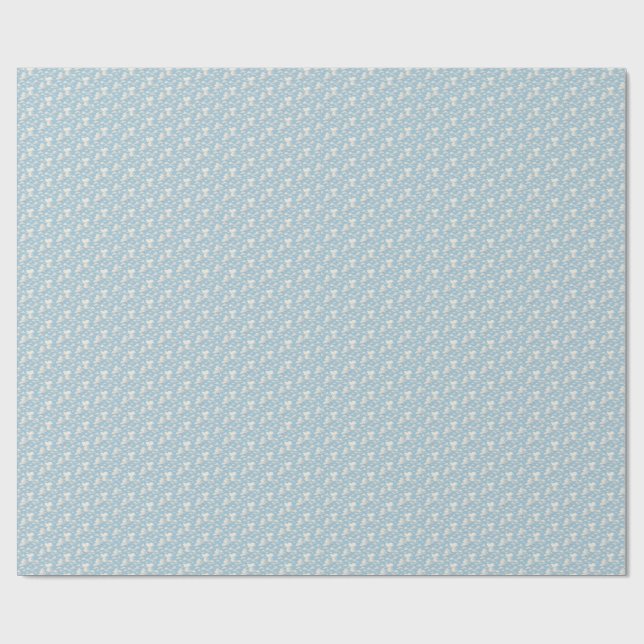 Cloud Pattern  Wrapping Paper (Flat)