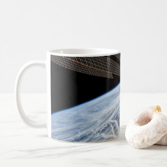 Cloud Patterns South Of The Aleutian Islands. Coffee Mug (With Donut)