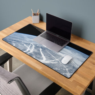 Cloud Patterns South Of The Aleutian Islands. Desk Mat