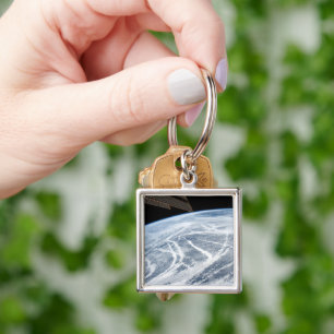 Cloud Patterns South Of The Aleutian Islands. Key Ring