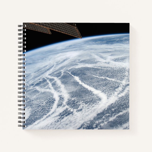 Cloud Patterns South Of The Aleutian Islands. Notebook (Front)