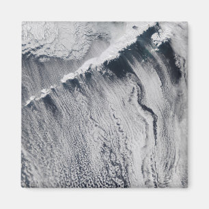 Cloud patterns visible over the Aleutian Island Magnet