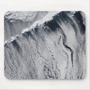 Cloud patterns visible over the Aleutian Island Mouse Mat