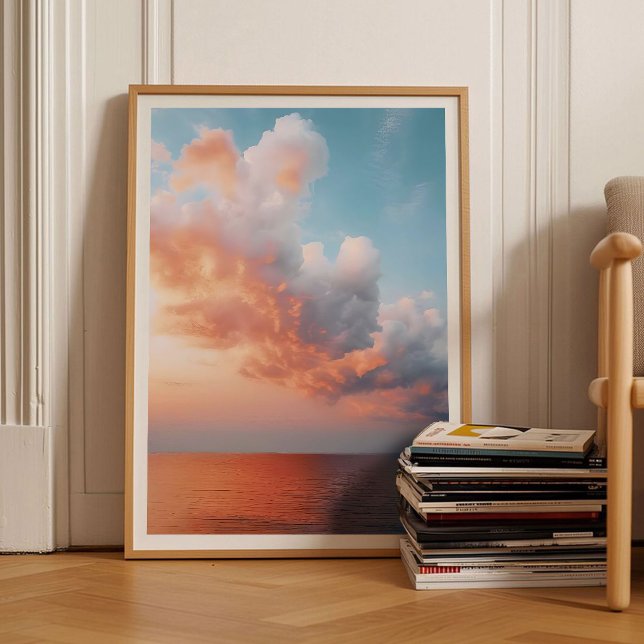 Cloud Print Cloud Poster Sky Print Moody Print Sun (Creator Uploaded)