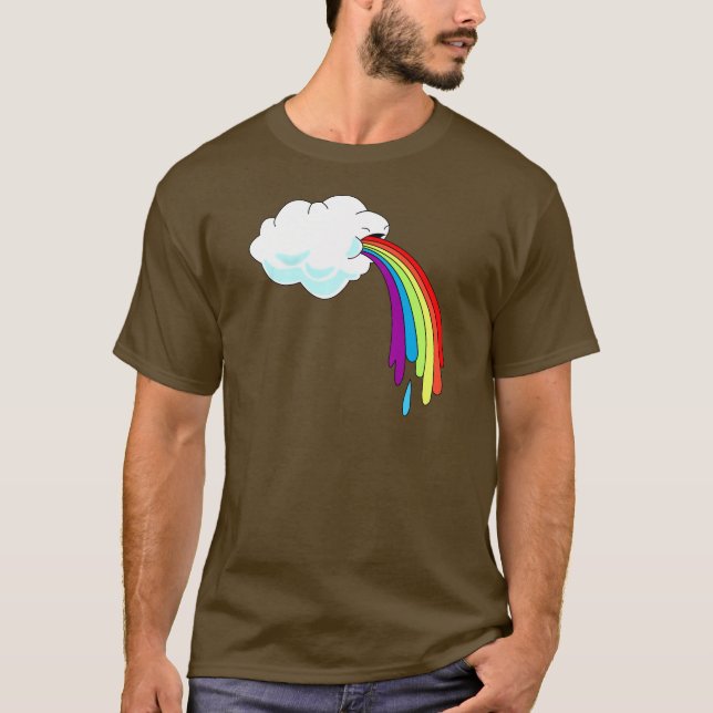 Cloud Puking Rainbows T-Shirt (Front)