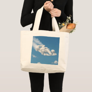 Cloud racer, jumbo tote bag de