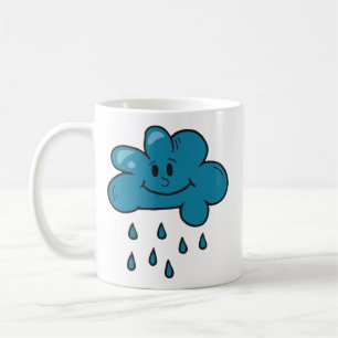Cloud Rain Drawing Illustration Weather & Nature Coffee Mug