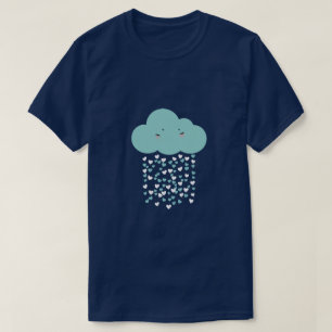 Cloud Raining Hearts T-Shirt
