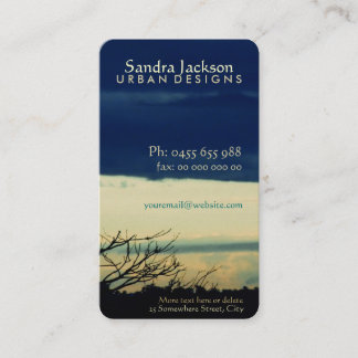 Cloud 'scapes Mood Business Card