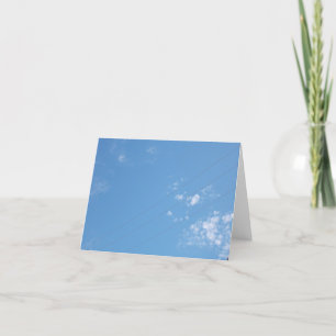 Cloud Shapes Photo Blank Cards