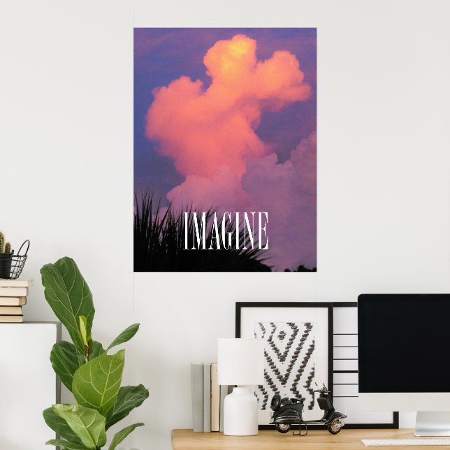 Cloud Shapes Poster (Home Office)