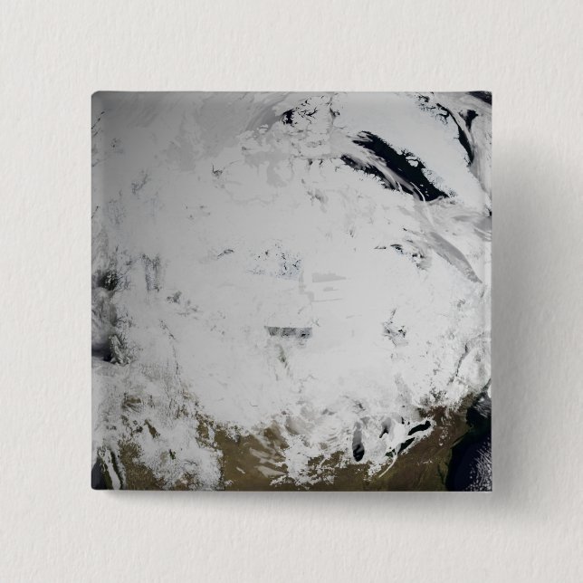 Cloud simulation of a single day 2 15 cm square badge (Front)