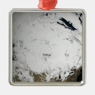 Cloud simulation of a single day 2 metal tree decoration