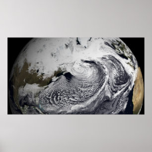 Cloud simulation of a single day 2 poster