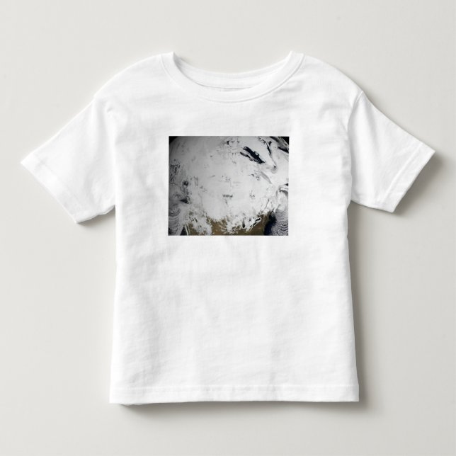 Cloud simulation of a single day 2 toddler T-Shirt (Front)