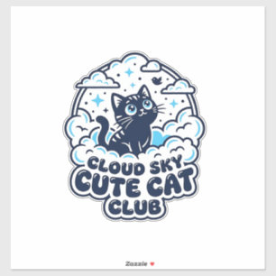 Cloud Sky Cute Cat Pet Lover Shirt Art - Cloud Sky