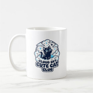 Cloud Sky Cute Cat Pet Lover Shirt Art - Cloud Sky Coffee Mug