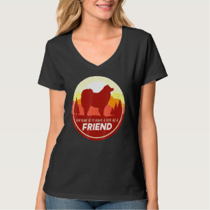 Cloud Spitz American Eskimo Dog T-Shirt