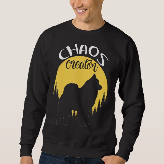 Cloud Spitz German Spitz Retro 12 Sweatshirt (Front)
