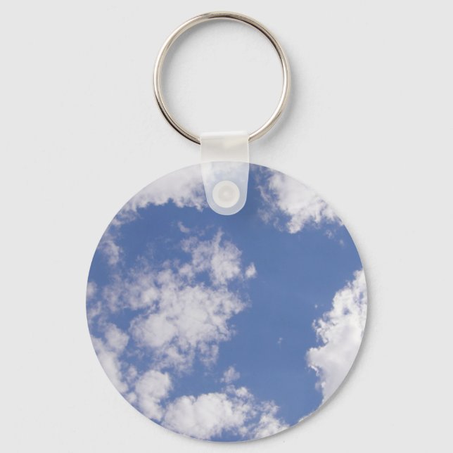 Cloud star - clouds key ring (Front)