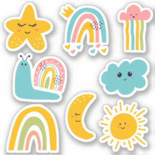 Cloud Star Rainbow & More Characters for Kids 8