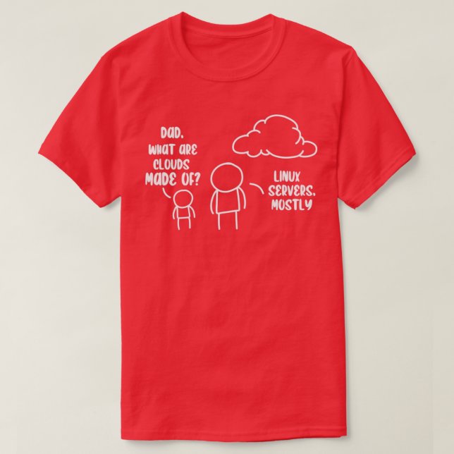 Cloud Storage Data Server Information Technology C T-Shirt (Design Front)