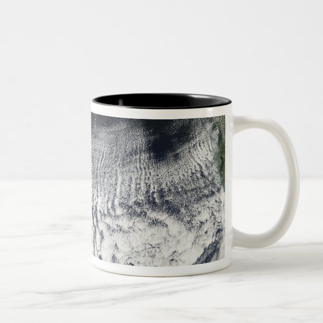 Cloud streets are visible Two-Tone coffee mug (Right)