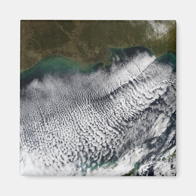 Cloud streets in the Gulf of Mexico Magnet (Front)