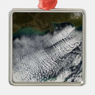 Cloud streets in the Gulf of Mexico Metal Tree Decoration