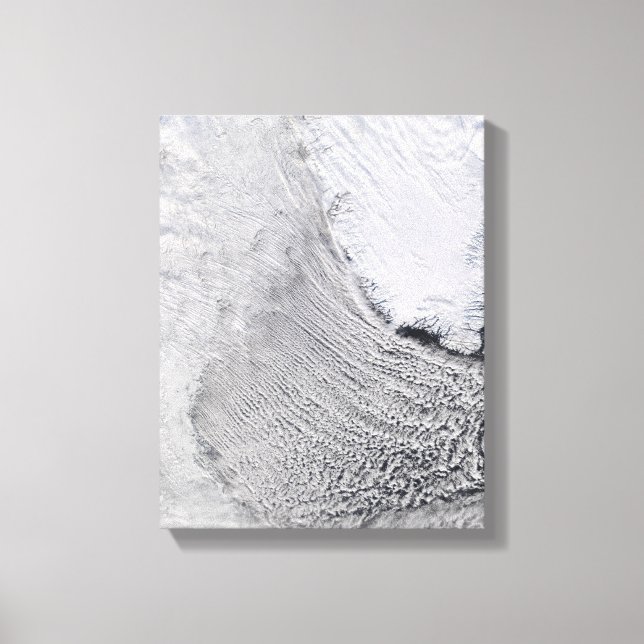 Cloud Streets in the Labrador Sea Canvas Print (Front)